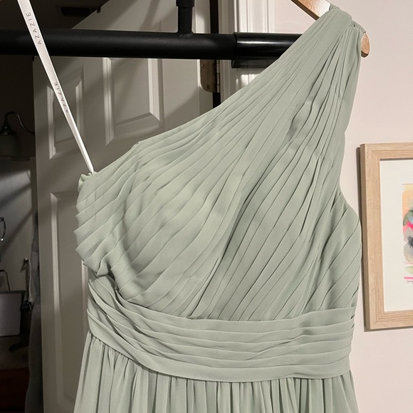 Azazie Molly Dusty Sage Bridesmaid Dress - Picture 4 of 9